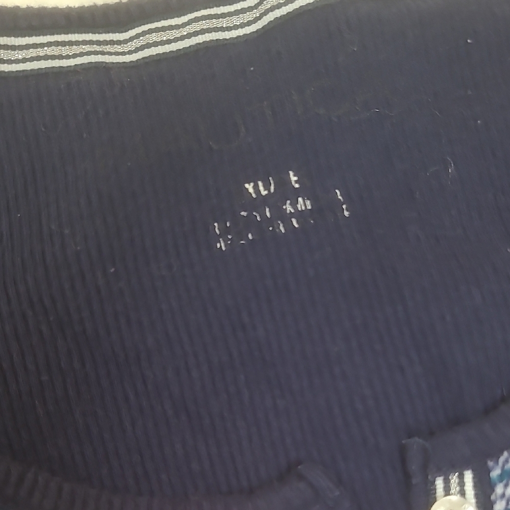 Nautica Navy Blue Ribbed Sweater - Picture 5 of 15